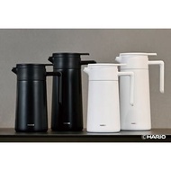 預購 日本品牌 HARIO  800ml  / 600ml 陶瓷塗層真空雙層保溫保冷壺 白色 / 黑色