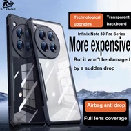 Clear Acrylic Armor Camera Lens Protection Case For Infinix Note 50 50s 30 30i 30 Vip 12 12i 12 Vip 