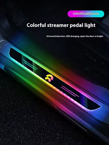 Car LED Wireless Threshold Light For Nio ES6 EC6 ES8 ES7 ET5 ET7 EP9 EVE ET9 ET5T Brand-new Leather 