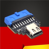 19pin to Type C Converter 19 Pin Internal Header to USB 3.1/3.2 Type C Adapter 10Gbps for PC Desktop