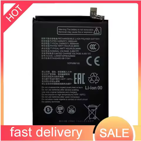 High Performance 6000Mah Li3959t45p8ha26650 For Zte Nubia Neo 2 5G Z2352N Mobile Phone Battery