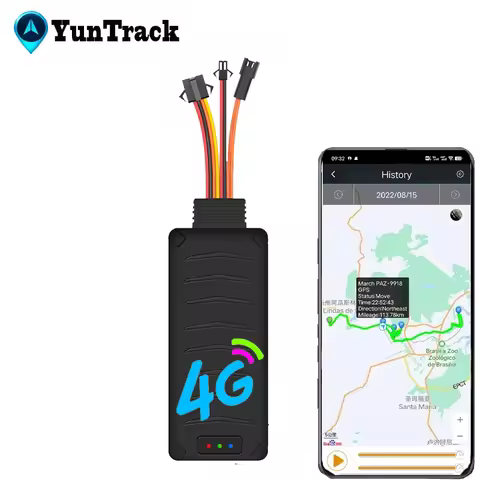 4G GPS Tracker Car Motorcycle Cut Oil SOS Voice Monitor ACC status Tow away Power off Shock Move SMS