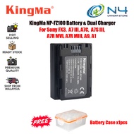 Kingma Sony FZ100 NP-FZ100 Battery and Dual LCD Charger Kit for Sony A1 A9 A7III A7RIV A7RIII A7C FX
