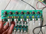 Kit 6 band stereo parametrix equalizer