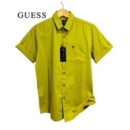 KEMEJA Guess premium Short Sleeve Men's Shirt Guess Men's Shirt/