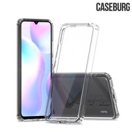 紅米9A Redmi 9A CASEBURG Clear Hybrid 雙物料 TPU軟邊保護套 亞加力透明硬底 手機殼Case 5578A