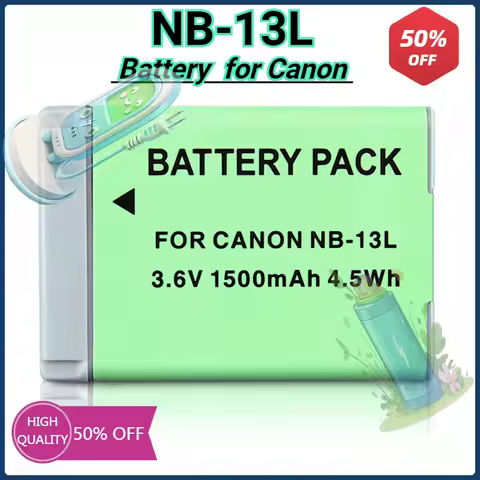 NB-13L NB 13L NB13L 1500mah Battery for Canon PowerShot G5X G7X G9X G7 X Mark II G9 X SX620 SX720 SX
