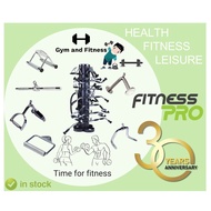 Fitness Gym Weight Lifting Station Pulley Cable Handle Attachments Gym Accessories