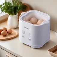 Kawu XM-ZD10 Smart Electric Egg Cooker 4 Egg  Capacity Egg Steamer with Six Modes and Touch Buttons