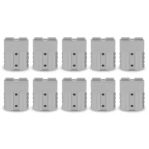 ABNP 10PCS Anderson Style Plug Connector 50A with Anderson Handle Forklift Battery Charging Quick Co