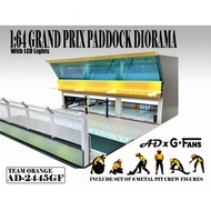 [Pre order 預訂] American Diorama 1/64 Grand Prix Paddock Diorama – Team Orange #AD-2445