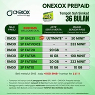 ONEXOX simcard - onexox prepaid new random number / mnp old number port, 36 months valitidy pacakge
