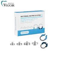 Dental Matrix Bands Clamp Sectional Contoured Matrix System Metal Matrices Nickel Titanium Clamping 