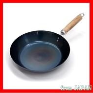 [From Japan]Kyoto Katsugu Frying pan made of iron, accustomed to oil, 28cm, made in Japan