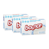 BOUNCE Sheet FREE and GENTLE Dryer Sheets - 120 Count Freshener