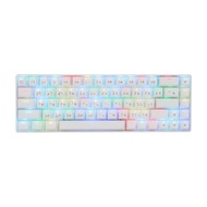 คีย์บอร์ด คีย์บอร์ดไร้สาย IWACHI IK-68 คีย์บอร์ดเกมมิ่ง 3 Mode Mechanical Keyboard Blue-switch 68ปุ่