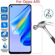 tempered glass screen protector case for oppo a95 4g 5g cover on oppoa95 a 95 95a protective phone c