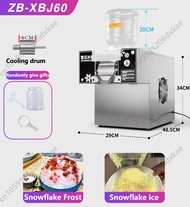 [pgqi] 60KG/24h Mini Snow Ice Maker Shaver Machine Europe Snowflake Ice Machine Korea Bingsu Machine