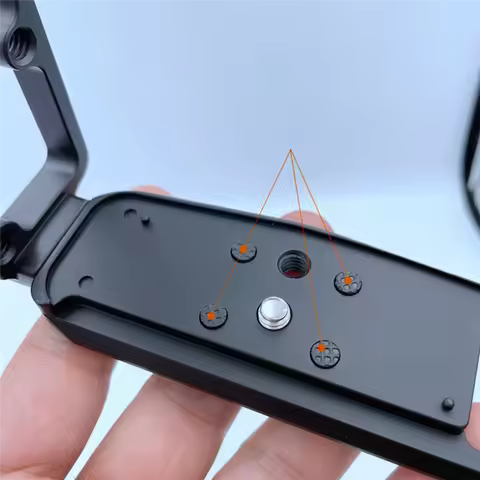 ABZZ-Quick Release Plate For Canon EOS R8 For EOS RP Camera Stabilizer Vertical Racket Handle L Plat