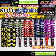 APIDO & SKK Adjustable Gas Absorber 310MM 330MM 340MM 270MM EX5 WAVE100 125 DASH BONUS SPORT KRISS L