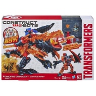 Hasbro Transformers Construct-Bots Dinofire Grimlock & Optimus Prime