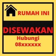 Banner for sale at home/rent