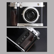 Ebony Walnut Wood Hand Grip L-Type Plate Mount for FUJIFILM GFX100RF Clamp Handle Part Camera Quick 