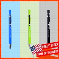 M&G Mechanical Pencil 2B 2.0mm Save The Tree Black Blue Green 2B Mechanical Pencil 2.0mm Drawing Exa