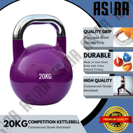 ASURA Fitness 20KG Coated Cast Steel Competition Kettlebell CrossFit Kettlebell Sports Training (1 U