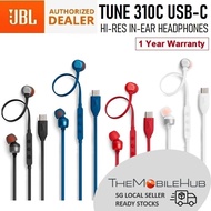 JBL Tune 310C USB-C Wired In-Ear Headphones Earpiece Headset with Built in Mic