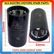Topo Starting capacitor 1020-1224uf 125v water pump