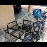 motorcycle rack delivery tapak besi letak beg baseplate food delivery  letak beg runner rider panda 