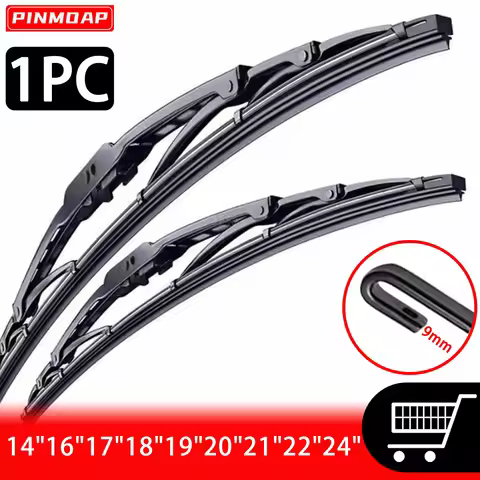 Advanced Silent Rubber Car Wiper Blade U-Shaped Frame Design Universal U/J Hook 14"16"17"18"19"20"21