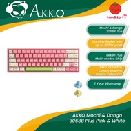 AKKO Mochi & Dango 3068B Plus Pink & White Kayboard