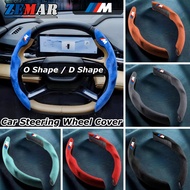 BMW M Universal Suede Car Steering Wheel Cover Anti Slip Car Steering Wheel Protector Cover for BMW 