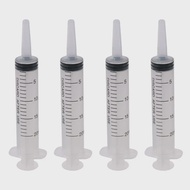 Syringes Pump 4 Pack Capacity Syringe , 20ml 60ml Large Plastic Syringe Measuring Syringe Tools Disp