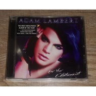 Adam Lambert CD Promo Album For Your Entertainment