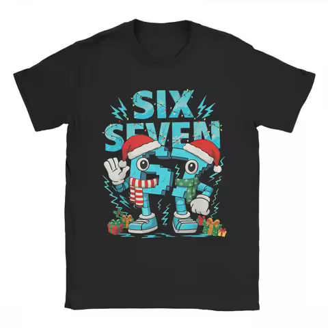 67 Six Seven 6-7 Funny Italian Brainrot Gaming Meme T-Shirt Y2k Gamer Gen Alpha Slang Saying Tee Nov