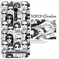 【Sara Garden】客製化 手機殼 ASUS 華碩6 ZenFone6 ZS630KL 手繪 墨鏡 個性 女孩 保護殼 硬殼