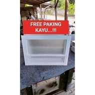 ** BV 40x60 KAWAT LUAR BOVEN KACA ZIG ZAG VENTILASI BOUVENLI +KAWAT NYAMUK FREE PAKING KAYU VENTILAS
