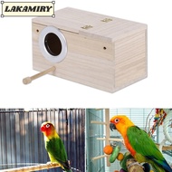 LAKAMIRY Bird Breeding Box  Budgie Parrot Nesting House
