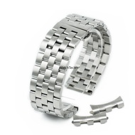 Curved Stainless Steel Brushed Metal Bracelet Watch Band Strap 16mm 18mm 19mm 20mm 21mm 22mm 24mm