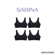 ( Set 4 ชิ้น ) [Online Exclusive] Sabina Perfect Bra Level 1 เสื้อชั้นใน ไร้ตะเข็บ ไร้โครง รหัส NBD2