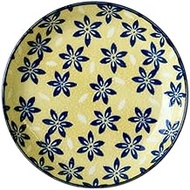 Awasaka PF-271 Yellow Bag Bread Plate, Made in Japan, Diameter 6.1 x 1.0 inches (155 x 25 mm)
