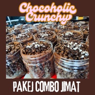 CHOCO JAR CHOCOHOLIC CRUNCHY COMBO 4 BOTOL 200ML