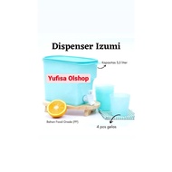 Izumi Water dispenser - plastic dispenser - 3.5L dispenser TW778 SET OF 5 GLASSES