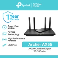 TP-Link Archer AX55 AX3000 Dual Band Gigabit Wi-Fi 6 Speed Router | WiFi 6 | WiFi Router | Wireless 