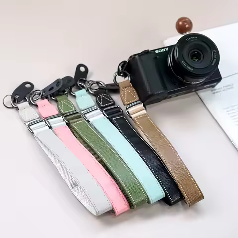 For Sony ZVE10 ZV1 A6400 Canon G7X G3X G1X Adjustable Camera Hand Strap Wrist Strap Universal Mirror