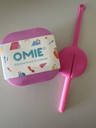 OmieBox 2 - Fork/Spoon/Pod Set Bubble Pink Snack Box