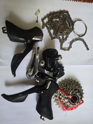 Shimano 105 公路車變速套件2x11速新舊如圖所示圖中所有